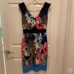 Milly Ombré Floral Print Sheath Dress
